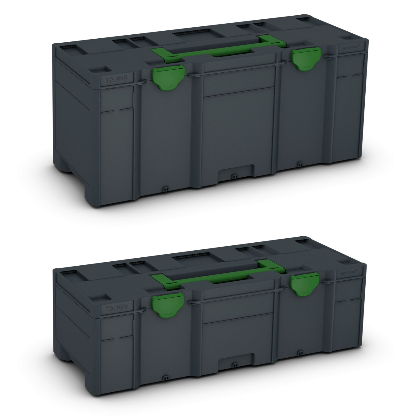 Due Systainer³ XXL  Cassette di diverse dimensioni, con altezza di 237 e 337 mm.